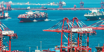 山东、辽宁口岸一季度货物吞吐量、集装箱量双增添